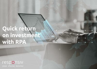 Quick return on investment with RPA