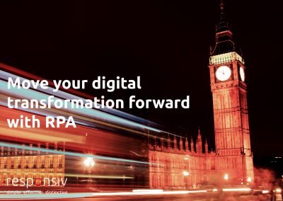 Move your digital transformation forward with RPA