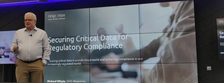 Richard Whyte presents at IBM security conference