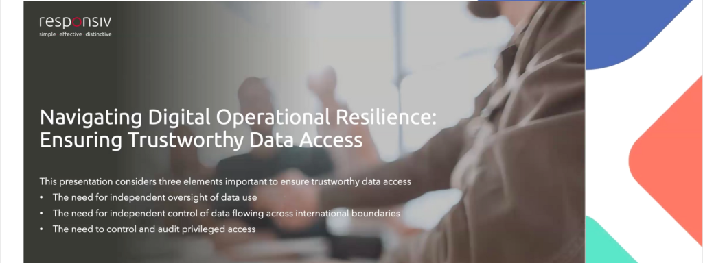 digital operational resilience